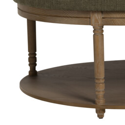 Downton Coffee Table, Round, Green Wood - Barker & Stonehouse - thumbnail 5