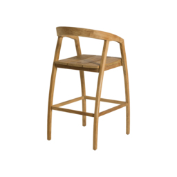 Grenada Jati Bar Bar Stool, Teak Wood - Barker & Stonehouse - thumbnail 6
