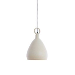 Natural Flecked Pendant Light, Neutral Metal - Barker & Stonehouse