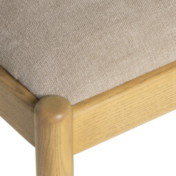 Mirna Dining Chair, Neutral Wood - Barker & Stonehouse - thumbnail 3