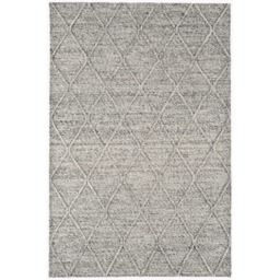 Flori Diamond Grey Marl 120x170cm Rug, Square Wool Blend - Barker & Stonehouse - thumbnail 2