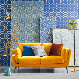 Boone 2 Seater Sofa, Yellow Fabric - Barker & Stonehouse - thumbnail 2