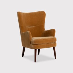 Marcy Armchair, Yellow Fabric - Barker & Stonehouse - thumbnail 1