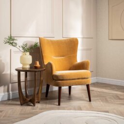 Marcy Armchair, Yellow Fabric - Barker & Stonehouse - thumbnail 2