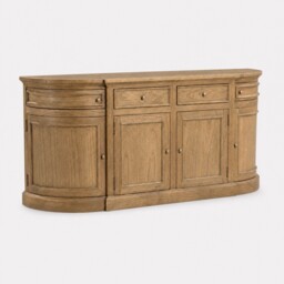 Papillon Sideboard 90X191X48Cm, Brown Oak - Barker & Stonehouse - thumbnail 1