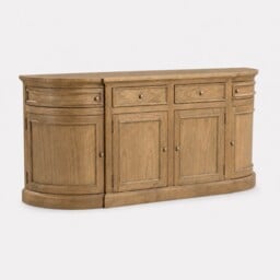 Papillon Sideboard 90X191X48Cm, Brown Oak - Barker & Stonehouse