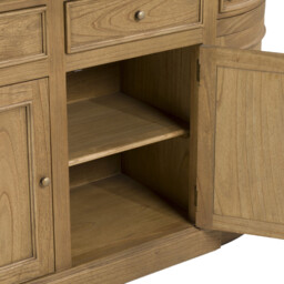 Papillon Sideboard 90X191X48Cm, Brown Oak - Barker & Stonehouse - thumbnail 5
