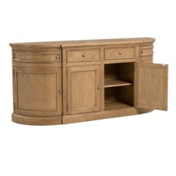 Papillon Sideboard 90X191X48Cm, Brown Oak - Barker & Stonehouse - thumbnail 2