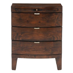 Navajos 3 Drawer Wide Bedside Table, Wood - Barker & Stonehouse - thumbnail 3