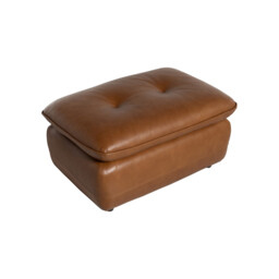 Pelle Rectangular Footstool A, Brown Leather - Barker & Stonehouse - thumbnail 5