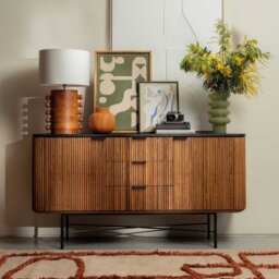 Old Java Trinidad Rectangular Sideboard, Teak Wood - Barker & Stonehouse - thumbnail 2