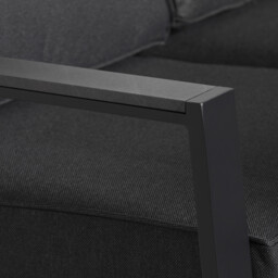 Santos Garden Firepit Rising Table Corner Sofa Set, Aluminium, Grey - Barker & Stonehouse - thumbnail 6