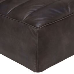 Timothy Oulton Shabby Sectional Chaise Modular Sofa, Black Leather - Barker & Stonehouse - thumbnail 4