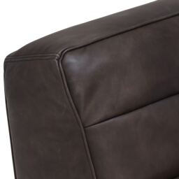 Timothy Oulton Shabby Sectional Chaise Modular Sofa, Black Leather - Barker & Stonehouse - thumbnail 3