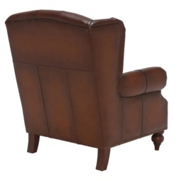 Ullswater Leather Wing Chair, Brown - Barker & Stonehouse - thumbnail 6