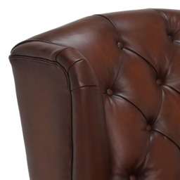Ullswater Leather Wing Chair, Brown - Barker & Stonehouse - thumbnail 3