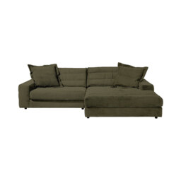Twain Chaise Corner Sofa Right, Green Fabric - Barker & Stonehouse - thumbnail 2
