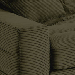 Twain Chaise Corner Sofa Right, Green Fabric - Barker & Stonehouse - thumbnail 3