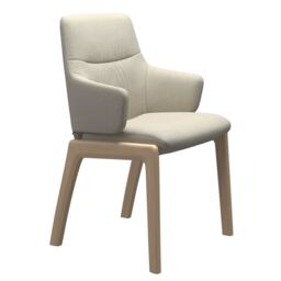 Stressless Mint Dining Chair Low Back D100 Arms, Neutral Fabric - Barker & Stonehouse - thumbnail 5