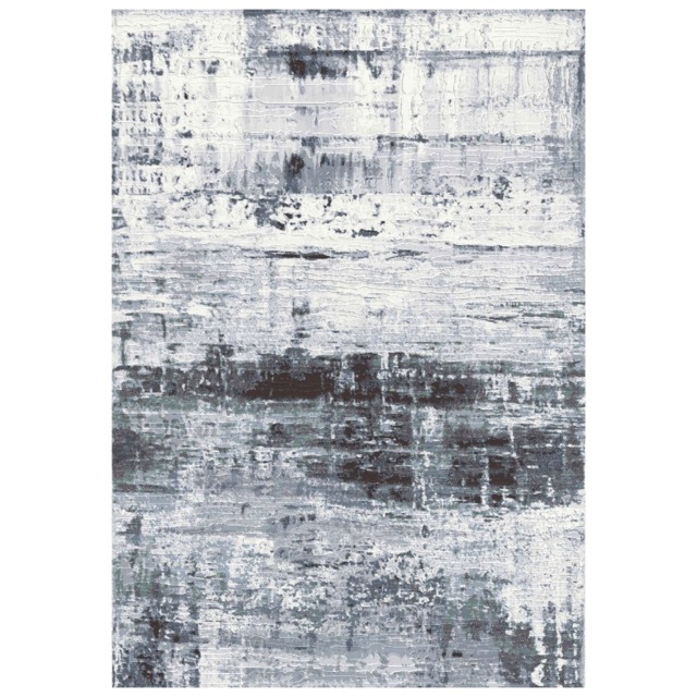 Tempest Blue 120X170cm Rug, Square Polypropylene - W120cm - Barker & Stonehouse