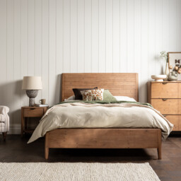 Halstatt 1 Drawer Bedside Table, Pine Wood - Barker & Stonehouse - thumbnail 4