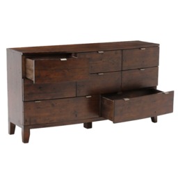 Navajos 8 Drawer Dresser Cabinet, Wood - Barker & Stonehouse - thumbnail 3
