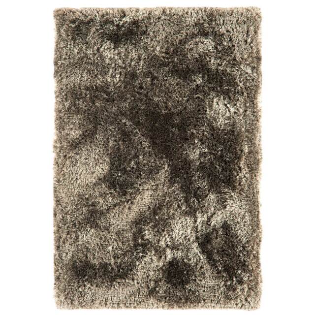 Plush Taupe 160x230cm Rug, Square Polyester - W160cm - Barker & Stonehouse - image 1