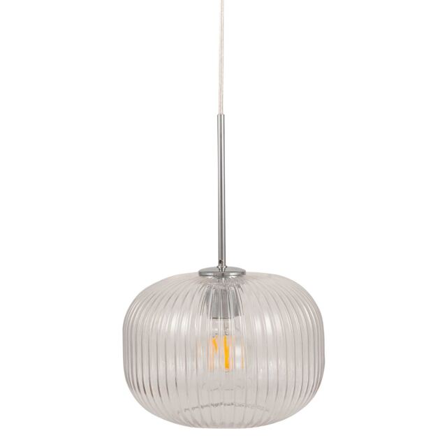 Glass Silver Pendant Light - Barker & Stonehouse - image 1