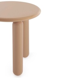 Kartell Undique Mas Side Table 48x48x51 Powder, Round, Neutral Wood - Barker & Stonehouse - thumbnail 5