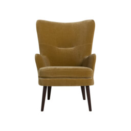 Fiora Armchair, Yellow Velvet - Barker & Stonehouse - thumbnail 2