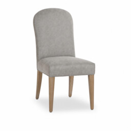 Pinner Dining Chair, Grey Leather - Barker & Stonehouse - thumbnail 3