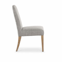 Pinner Dining Chair, Grey Leather - Barker & Stonehouse - thumbnail 4