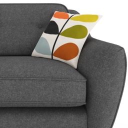 Orla Kiely Laurel Medium Sofa, Grey Fabric - Barker & Stonehouse - thumbnail 2