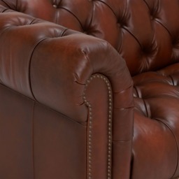 Ullswater 3 Seater Leather Chesterfield Sofa, Brown - Barker & Stonehouse - thumbnail 6