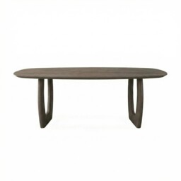 Pure Furniture Slim Luna Danish Oval Dining Table 200x100cm, Brown Oak - Barker & Stonehouse - thumbnail 2