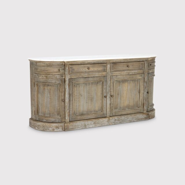 Woolton 4 Door Sideboard, Grey Wood - Barker & Stonehouse