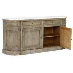 Woolton 4 Door Sideboard, Grey Wood - Barker & Stonehouse - thumbnail 5