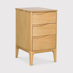 Ercol Rimini 3 Drawer Bedside Cabinet, Neutral Oak - Barker & Stonehouse - thumbnail 6