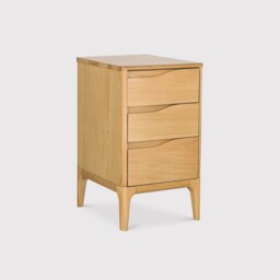 Ercol Rimini 3 Drawer Bedside Cabinet, Neutral Oak - Barker & Stonehouse - thumbnail 1