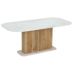 Fuji Dining Table 180cm, Neutral Wood - Barker & Stonehouse - thumbnail 5