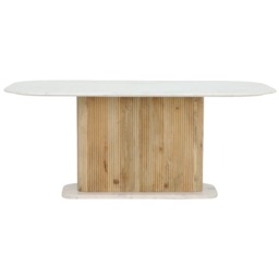 Fuji Dining Table 180cm, Neutral Wood - Barker & Stonehouse - thumbnail 4