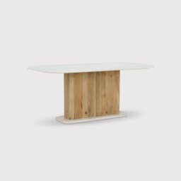 Fuji Dining Table 180Cm, Neutral Wood - Barker & Stonehouse