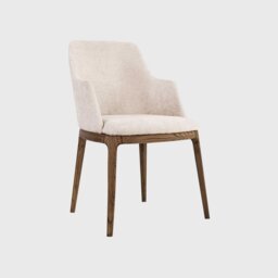 Pure Furniture Dakota Dining Chair, Neutral Fabric - Barker & Stonehouse