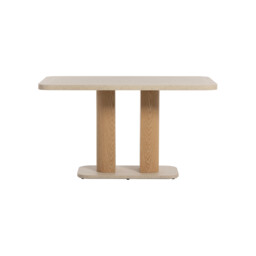 Harbour Dining Table 135Cm, Neutral Stone Effect - Barker & Stonehouse - thumbnail 3