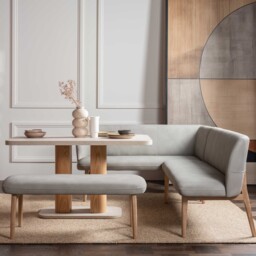 Harbour Dining Table 135Cm, Neutral Stone Effect - Barker & Stonehouse - thumbnail 2