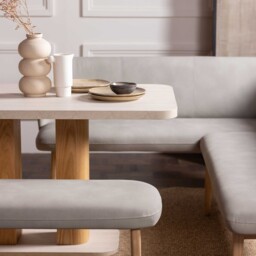 Harbour Dining Table 135Cm, Neutral Stone Effect - Barker & Stonehouse - thumbnail 6