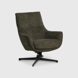Draycott Green Swivel Armchair Fabric - Barker & Stonehouse - thumbnail 1