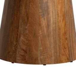 Burlington 120cm Cone Base Round Dining Table, Round, Grey Wood - Barker & Stonehouse - thumbnail 6