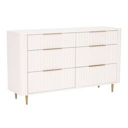 Lucia 6 Drawer Wide Chest, Neutral Wood - Barker & Stonehouse - thumbnail 6