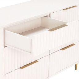 Lucia 6 Drawer Wide Chest, Neutral Wood - Barker & Stonehouse - thumbnail 5